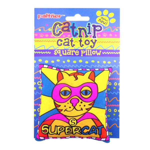 Cat Toy Square Pillow SP2 Supper Cat