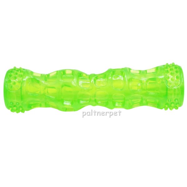 TPR Dog Toy Squeaky Stick DP10 Green