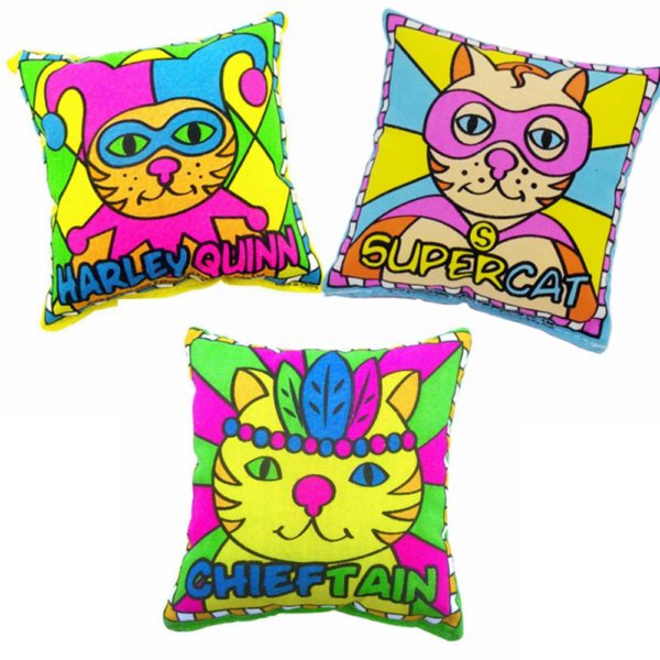 Cat Toy Square Pillow SP2