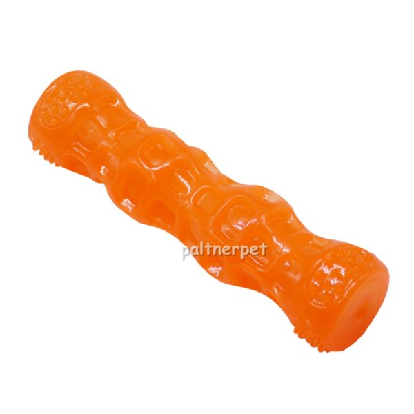TPR Dog Toy Squeaky Stick DP10 Orange