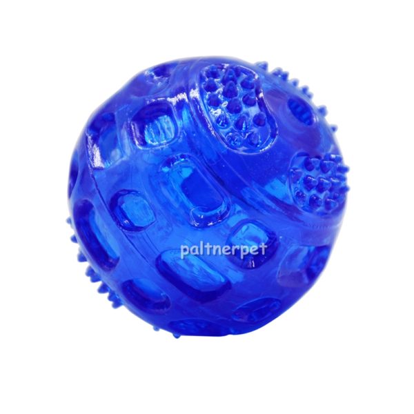 TPR Dog Toy Squeaker Ball DP09 Blue