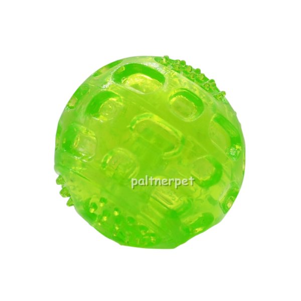 TPR Dog Toy Squeaker Ball DP09 Green