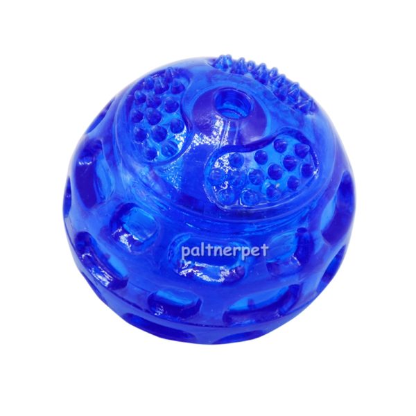 TPR Dog Toy Squeaker Ball DP09 Blue