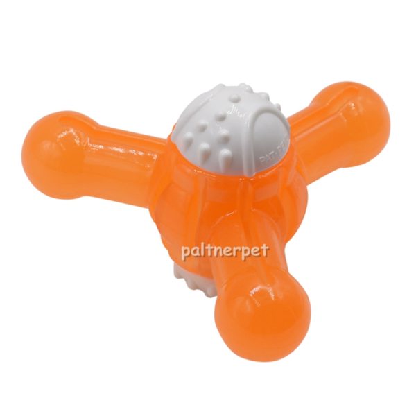 TPR Grunt Dog toy DP06 Orange