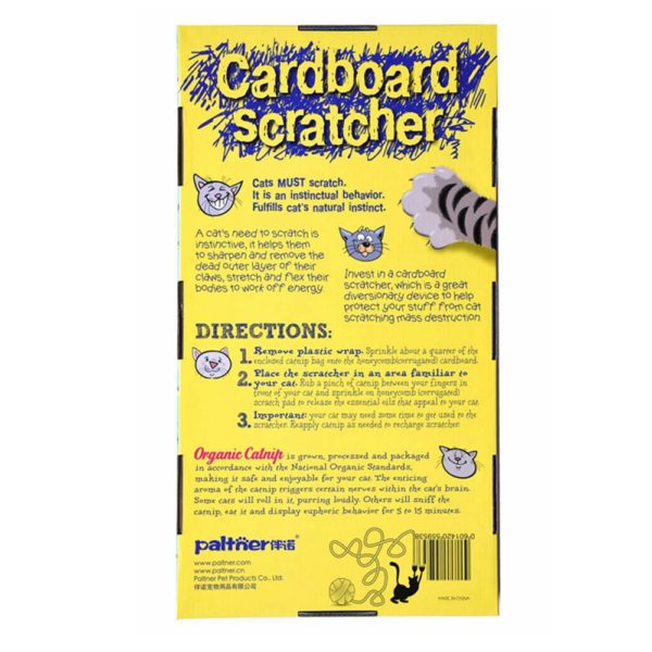 Cardboard Scratcher for Cats back